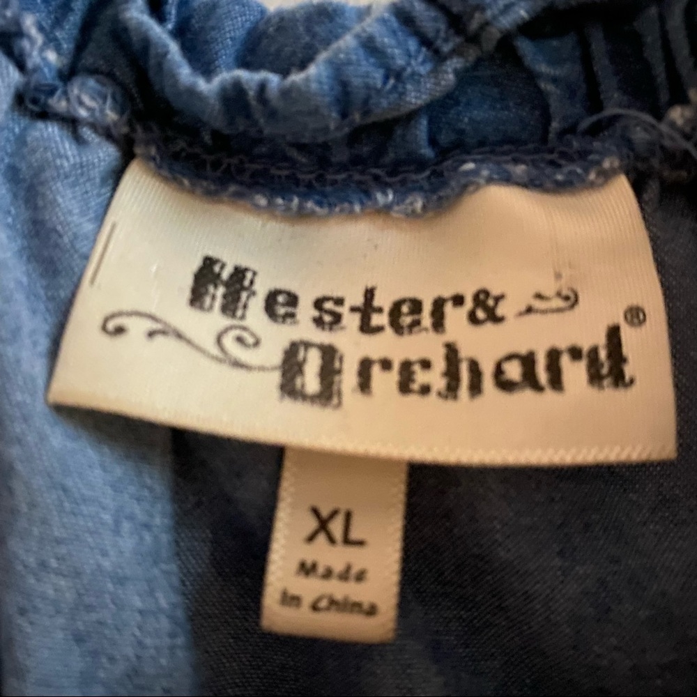 Hester & Orchard size XL off the shoulder blouse - Picture 5 of 5